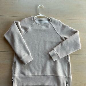 Women's Classic Beige Crew Neck Sweater